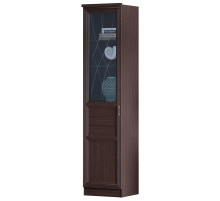Шкаф комбинированный Лира 42 темный
